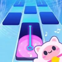 Cat Cute Tiles: Rhythm Games