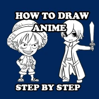 How to draw anime by steps