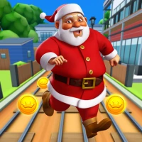 Subway Santa Xmas Run